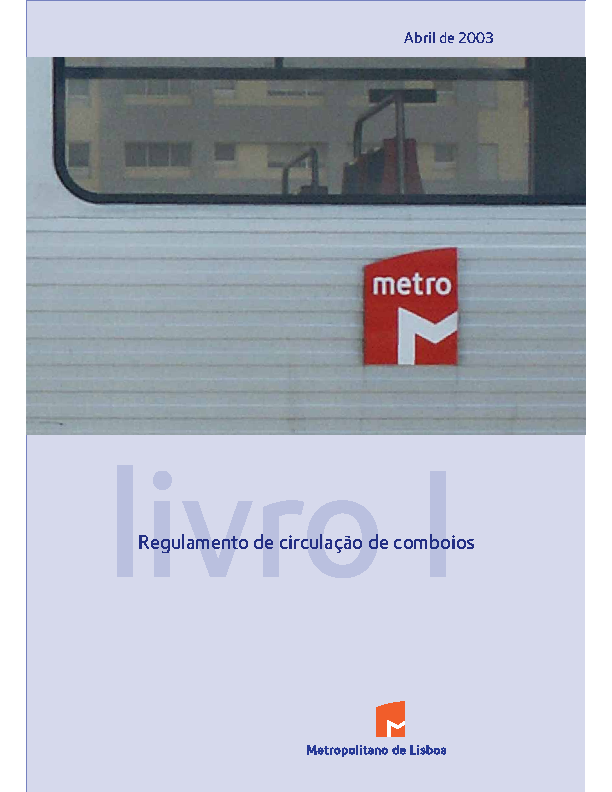 Regulamento de circulação de comboios