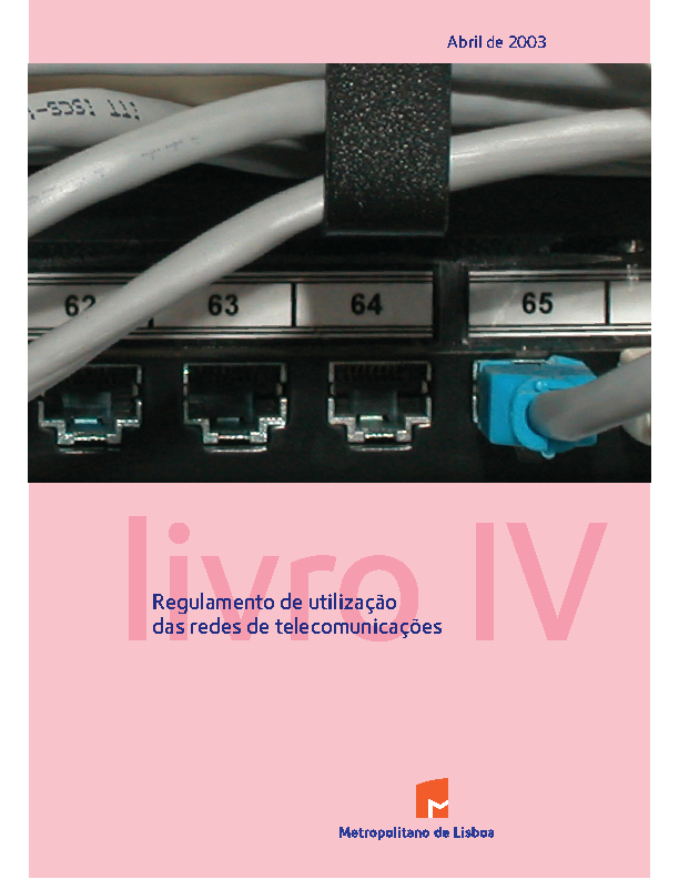 Regulamento de utilização das redes de telecomunicações
